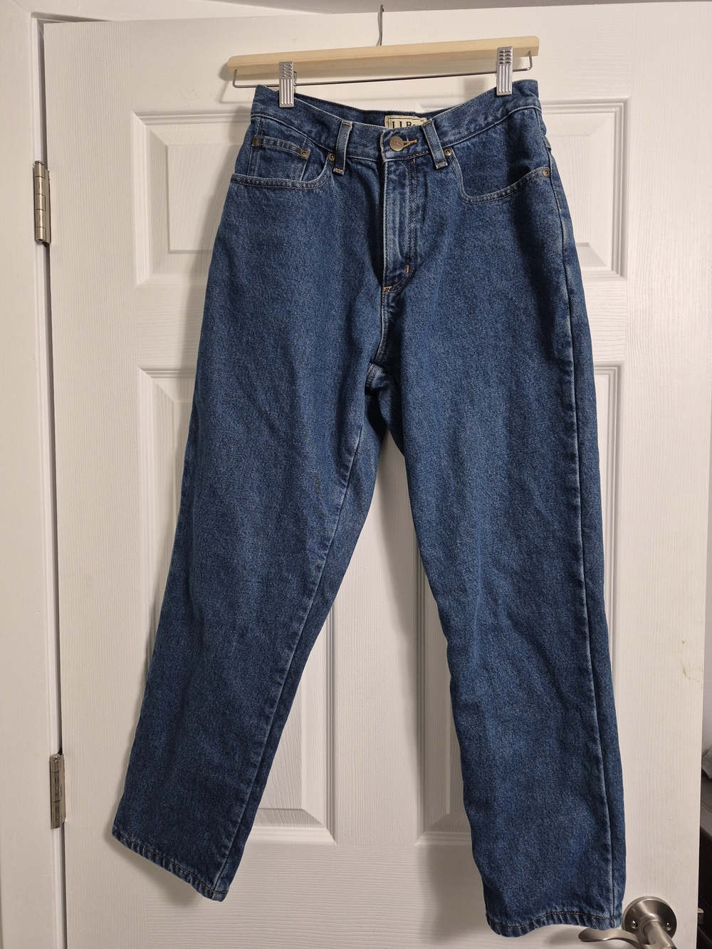 L.L. Bean Women's Relaxed Blue Denim Jeans